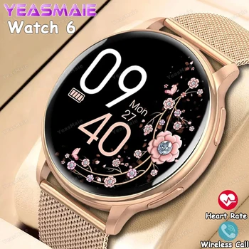 New Bluetooth Call Smart Watch Men Women Heart Rate Custom Dial ECG Monitor Galaxy Watch Always Display Sport Smartwatch 2024