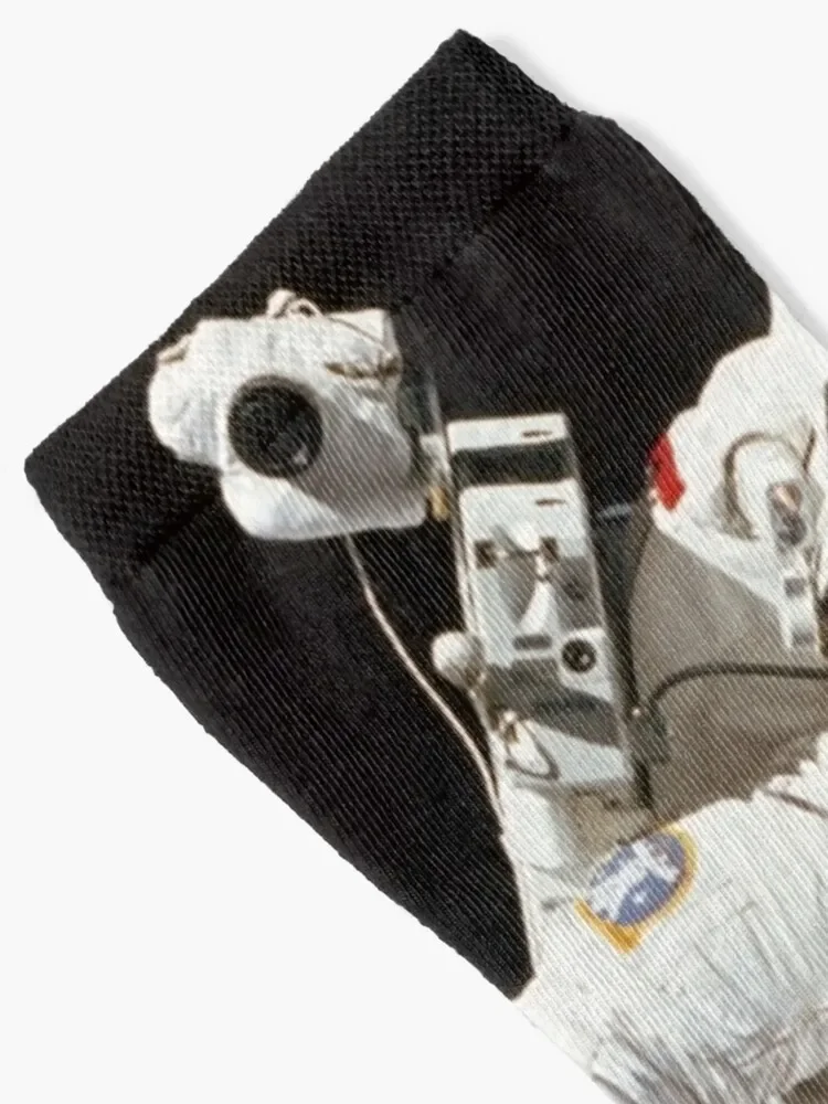 Astronaut Bruce McCandless on First-ever Untethered Spacewalk Socks funny gift new in's Woman Socks Men's