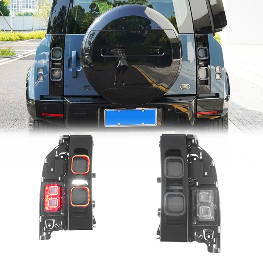Hot LED Tail Lights for Land Rover DEFENDER 20-25 new style led Car Taillights Assembly Signal Auto Accessories Modified Lamp