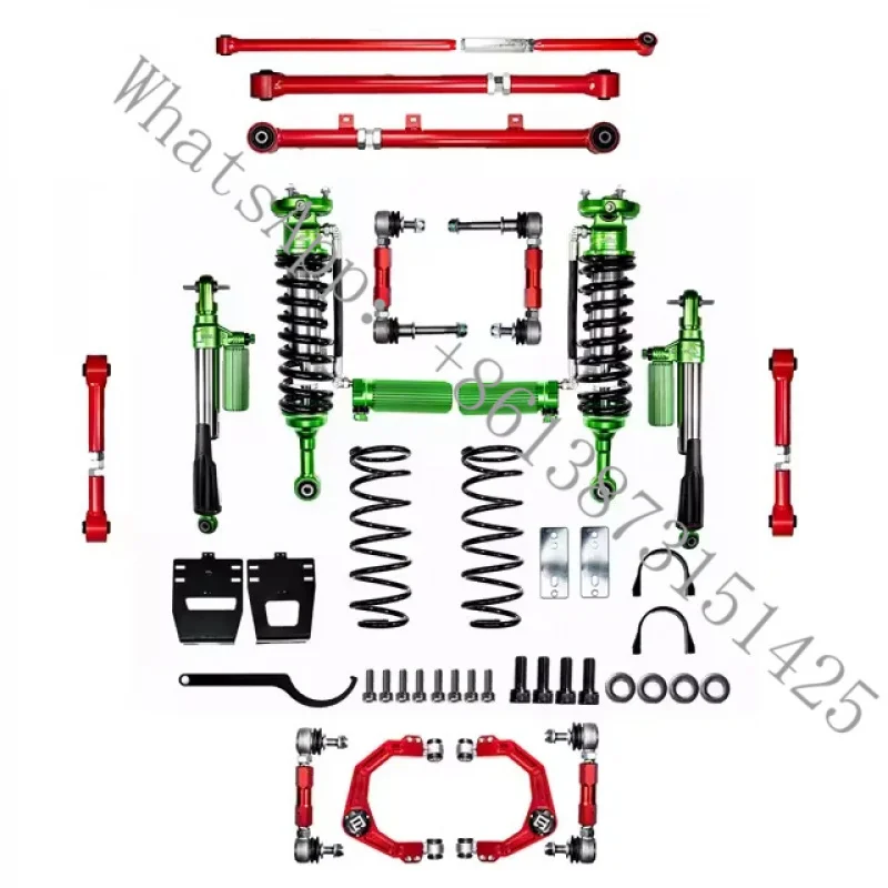 Suitable 300 Single-loop Bidirectional Nitrogen Shock Absorber 2-3.5 Lift Kit Body Control Fits Roads Protects Parts C