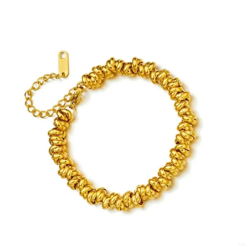 F2TD Unique Circle Bead Bracelet Designs Portable for Versatility and Long Time Wear Parties Supplies Stylish Outfits