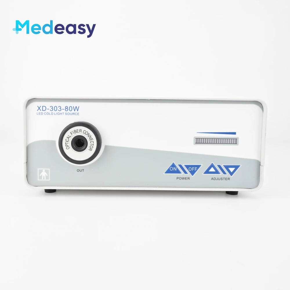 Medical 80W LED Cold Light Source for Endoscopic Inspection or Surgery