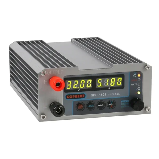 NPS-1601 Nowa wersja laboratoryjna DIY Regulowany cyfrowy mini przełącznik Zasilacz DC WATT z funkcją blokady 32V 16V 60V 5A 10A 3A