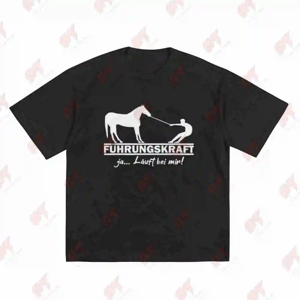 Horse Leadership Power Short Sleeve Tee 100% Cotton T-Shirt