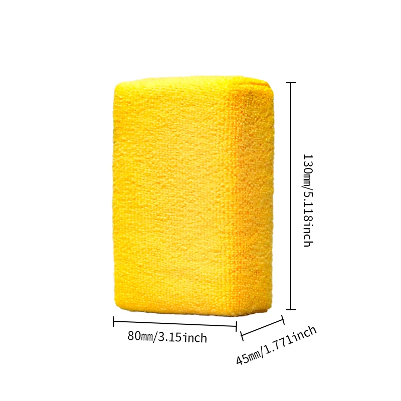 Car Wax Applicator Pads Microfibre Polishing Sponges Soft Auto Detailing Waxing Sponge Cleaning Foam Car Paint Care Pad view 2