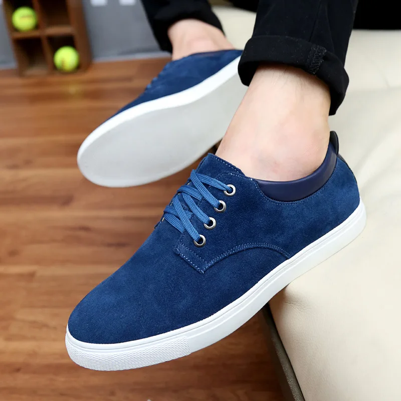 

Quality Plus Size Men Derby Shoes Fashion Sneakers Casual Loafers Shoes Man Dress Shoes Derby Oxford Shoes Cow Suede Lace-up New