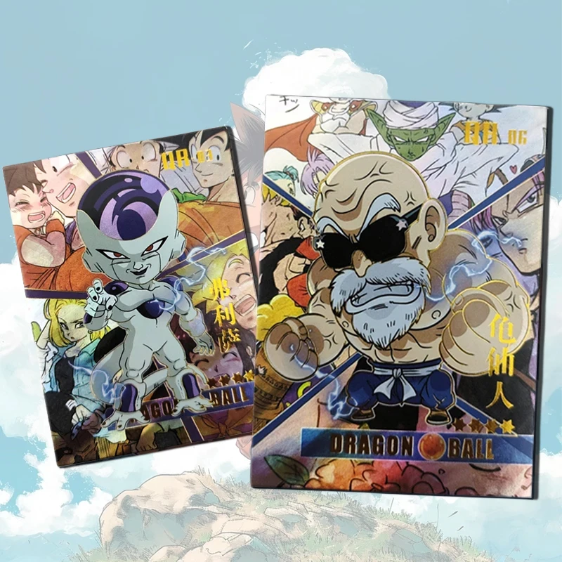 Dragon Ball Comic Card Alliance QR card Frieza Son Goku Gogeta Torankusu Master Roshi boy Toy collection Birthday Christmas gift