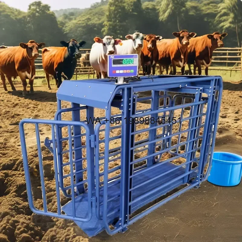 Wmwmnu for Customizable Electronic Livestock Scale Cattle Cow Pig Sheep Goat Weighing Farm Weight Platform 1ton 2ton 5ton ODM