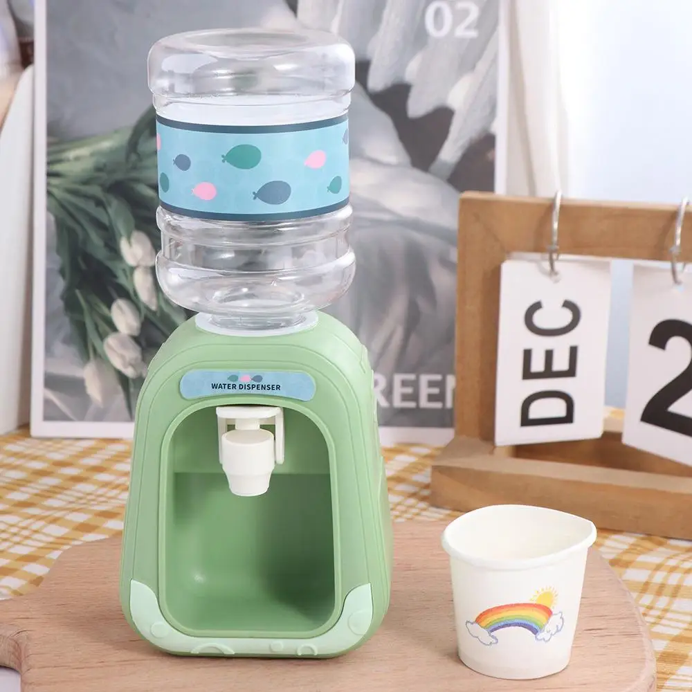 

Kitchen Toy Educational Pretend Play Toy Simulation Water Dispenser Drinking Fountain Toy Water Juice Milk Mini Water Dispenser