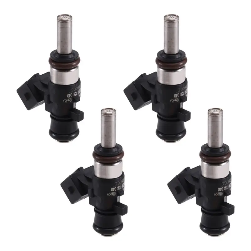 A99F-4Pcs 0280158040 9648129380 980Cc Fuel Injectors For Nozzle Valve EV14KT Petrol