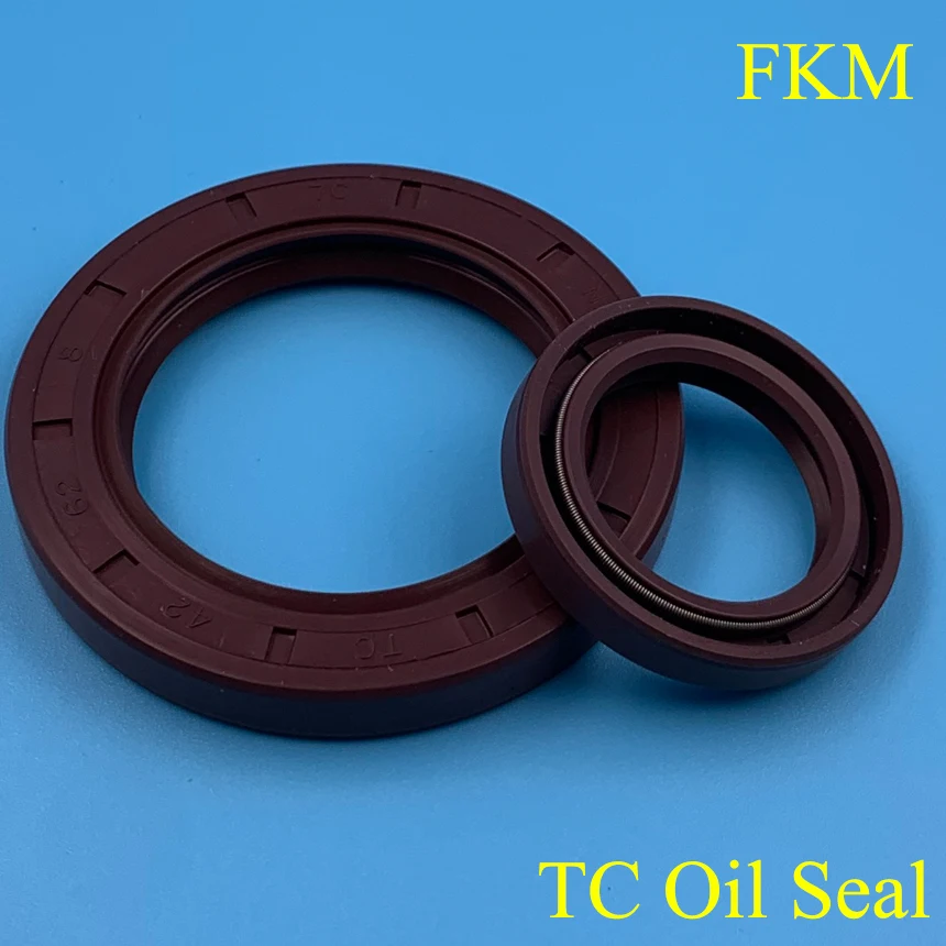 52*100*10 52x100x10 55*70*8/9/10 55x70x8/9/10 Fluoro FKM Fluorine Rubber Spring Two Lip TC Gasket Radial Shaft Skeleton Oil Seal