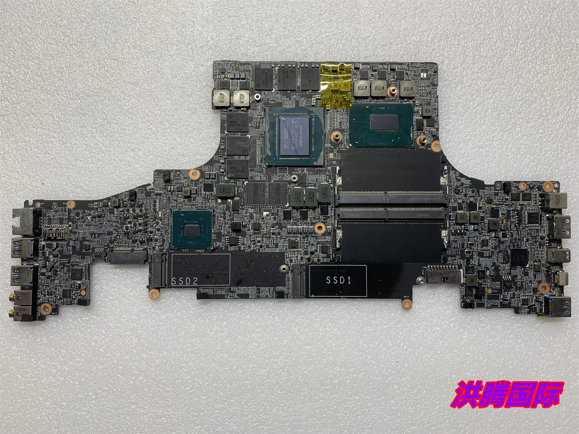 MS-16Q41 Laptop Motherboard For MSI GS65 Stealth Series i7-9750h and RTX2060 6GB GDDR6   100% Full Working