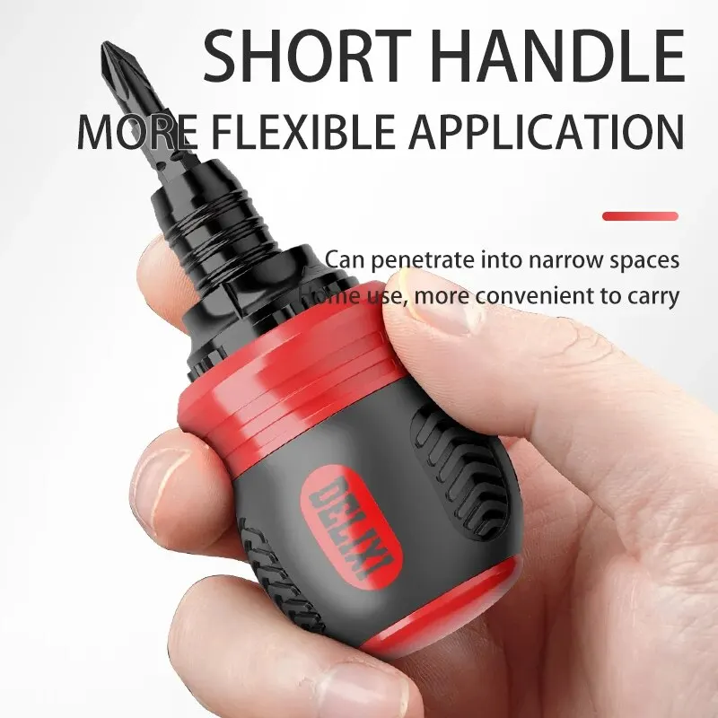 Multifunctional Ratchet Screwdriver Set with Bi-Use Socket & Extender - Effort-Saving Home Repair Tool