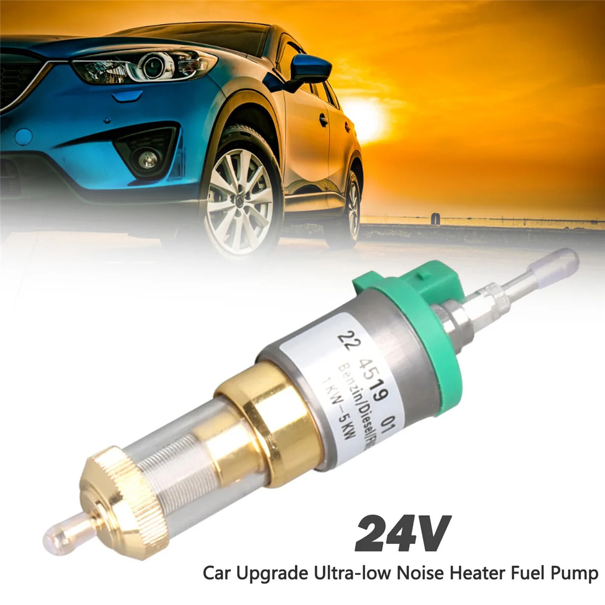 24V Car Parking Heater Pulse Fuel Pump Set Solenoid Pump Air Heater