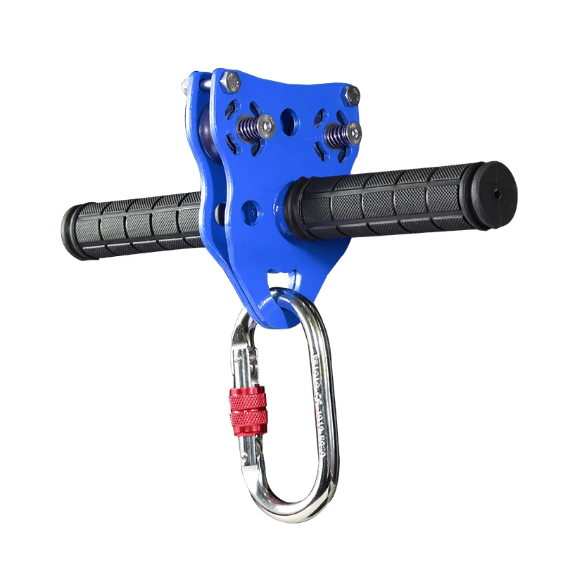

Outdoor Child Adult Zip Line Handle Pulley Rope Cableway Pulley Backyard Zip Line Pulley