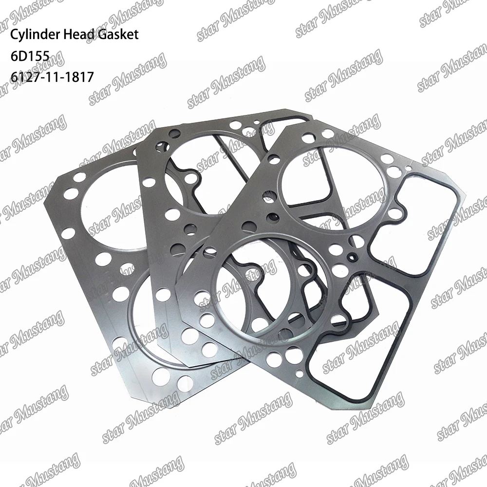 6D155 Cylinder Head Gasket 6127-11-1817 Suitable For Komatsu Engine Parts