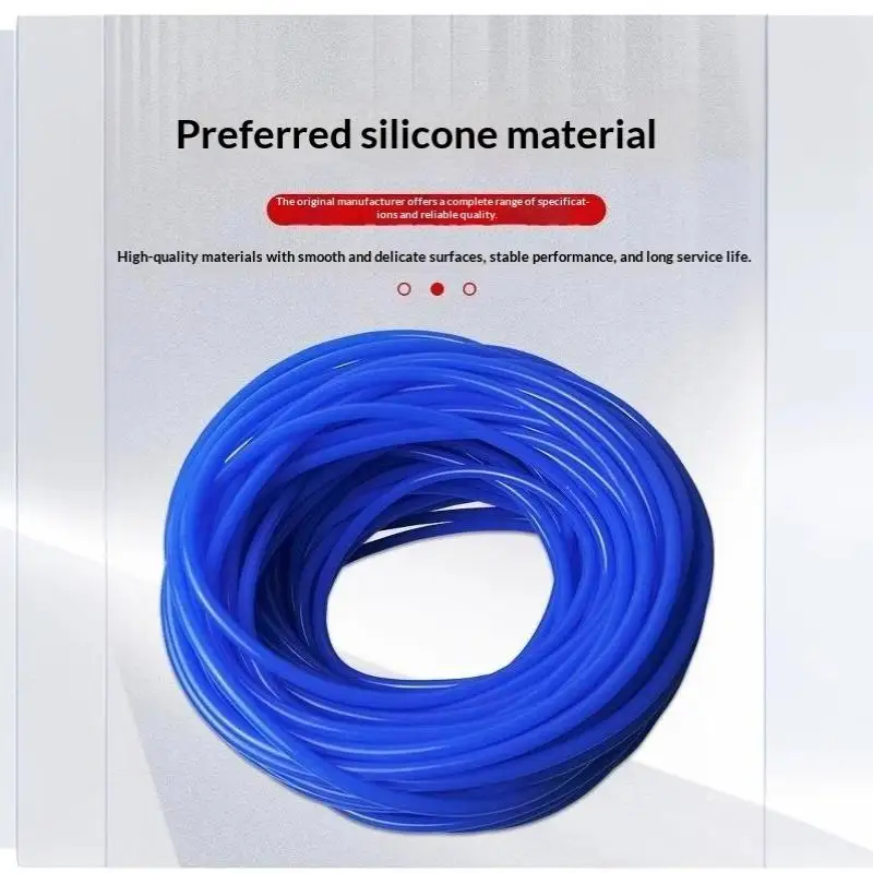 8x12MM 3Meters Blue Silicone Tubing High Temperature Resistance Good Insulation For Industrial Plumbing Automotive Use