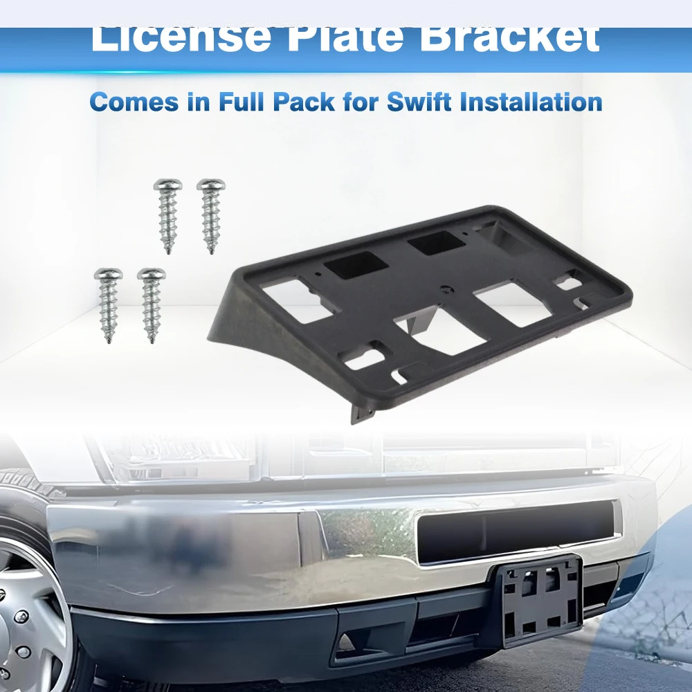 

Car Front Bumper License Plate Mounting Bracket For Ford E-150 E-250 E-350 E-450 Super Duty 8C2Z17A385AA FO1068138 14469753