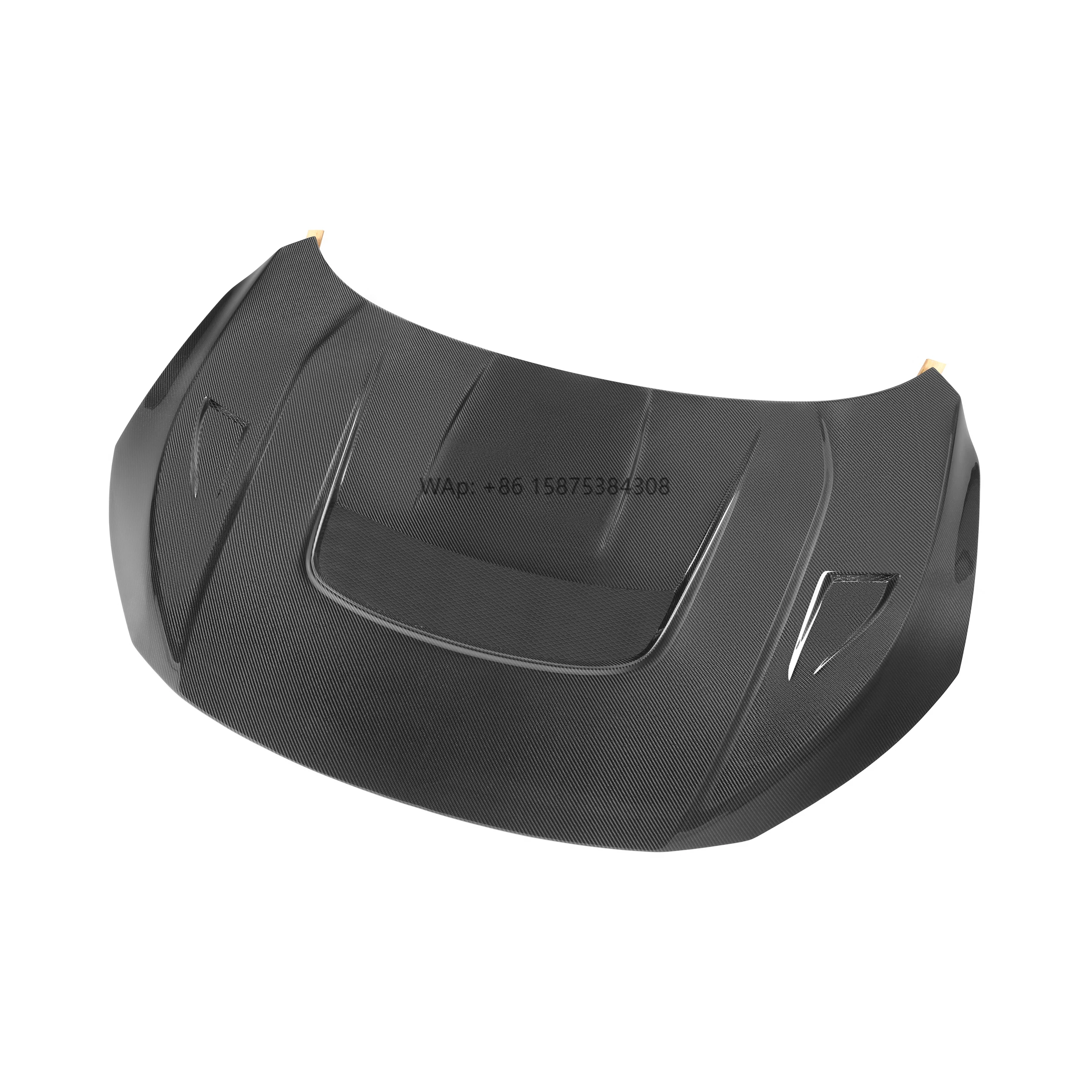 

V Style Carbon Fiber Engine Hood for SI 10th 2017+ Replacement Accessories Front Bonnet Cover