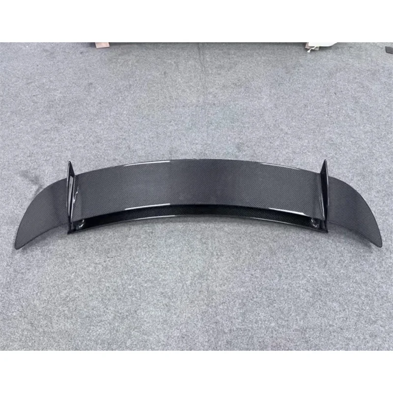 

High Quality Real Carbon Fiber Tail Wing Rear Trunk Lip Car Accessories Refit Decoration Spoiler Kit