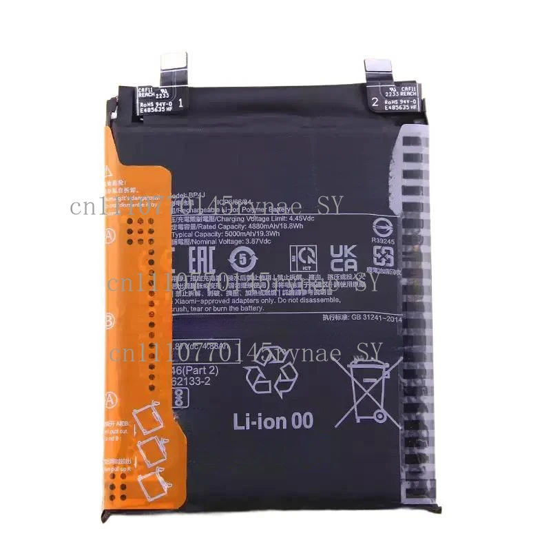 Genuine 5300mAh BP4J Battery For Xiaomi Redmi Note12Pro+ Mobile Phone Replacement Battery With Tools