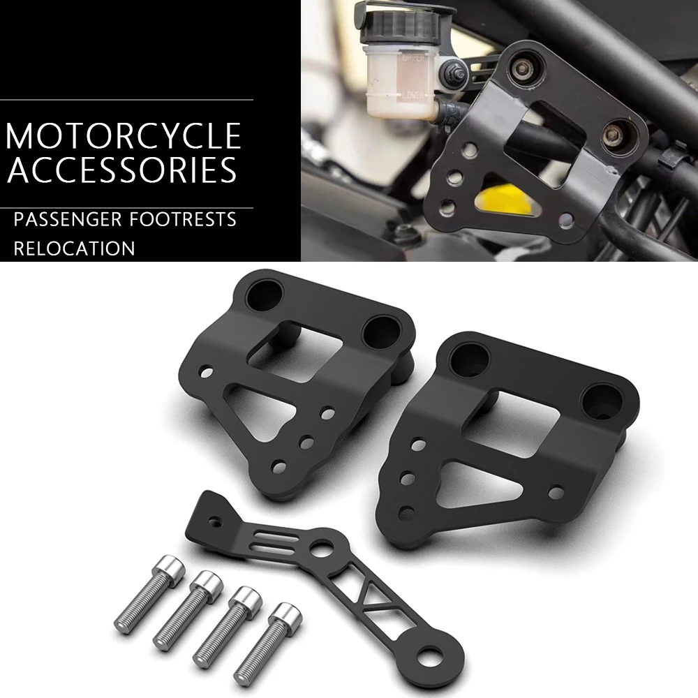 

Passenger footrests relocation Passenger pedal adjustment For YAMAHA MT09 MT-09 2014-2020 FZ09/FZ-09 2014-2017 XSR900 2016-2021