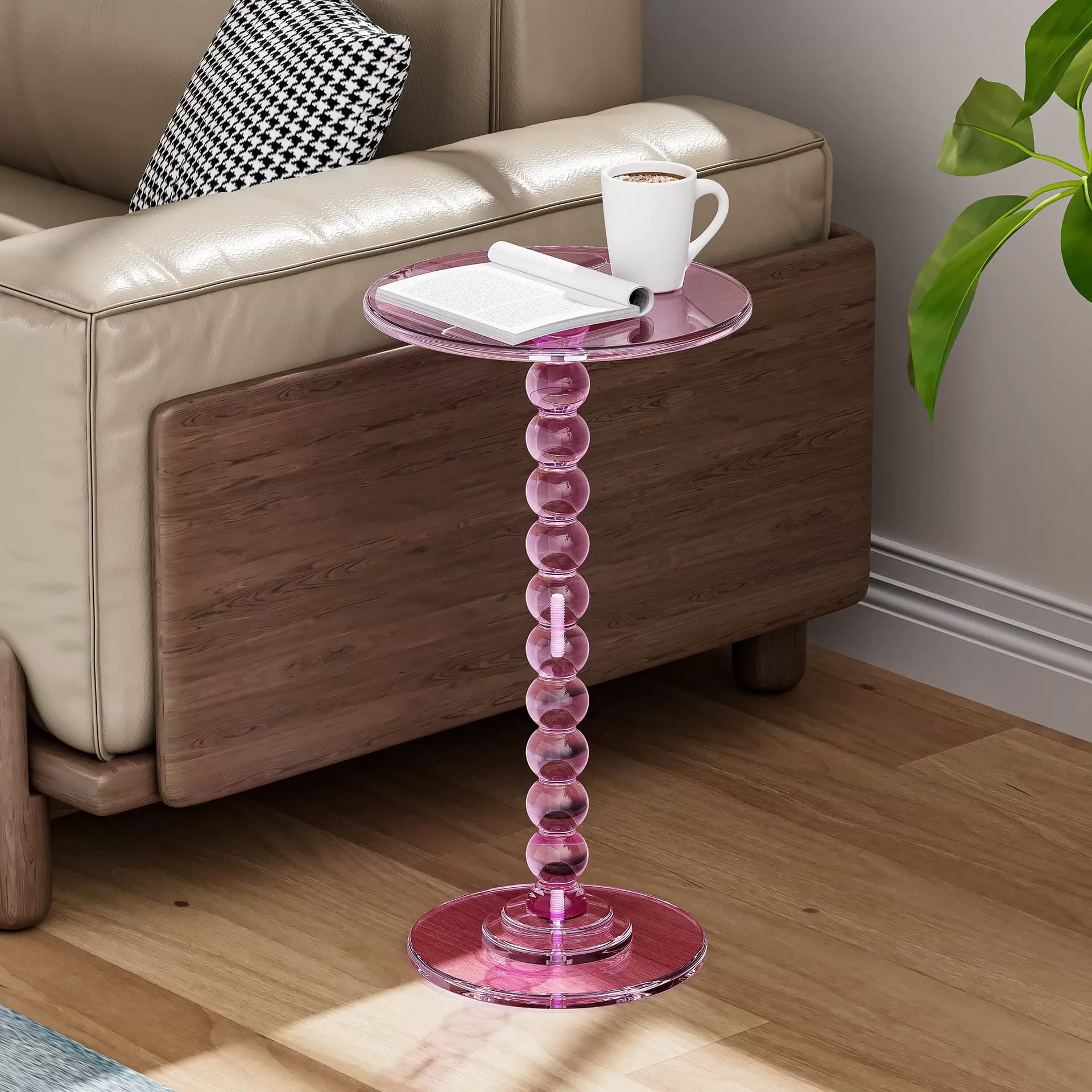 Transparent Acrylic Side Table