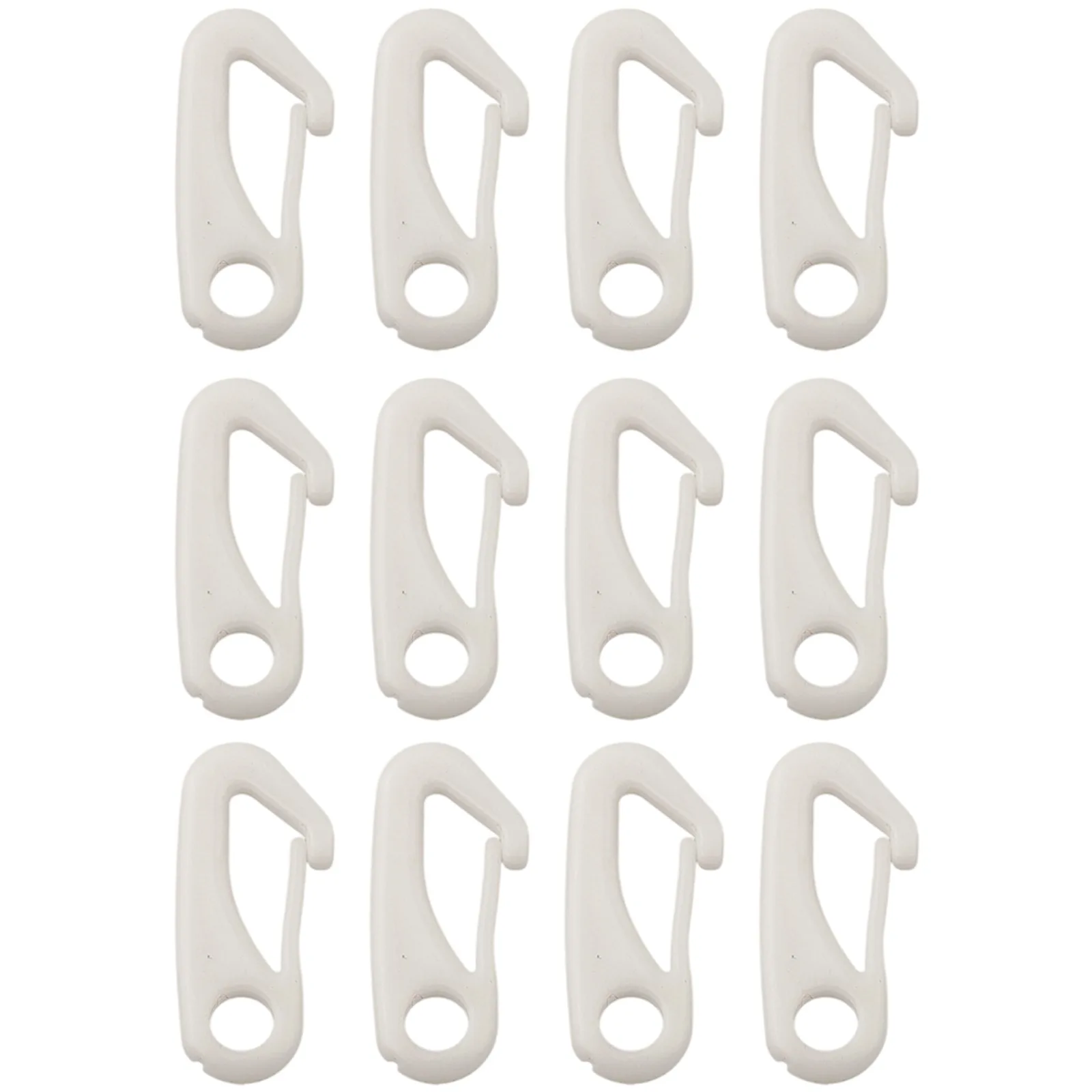 Flagpole Clamp Flag Clips 12 Piece Set Easy Installation Firm Flag Fixing And Buckle Indoor And Outdoor Use Flagpole