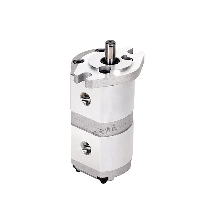 

Zhengquan HGP-11A-F6/6R Double Gear Pump Hydraulic High Pressure Oil Pump Small Mini Forklift Pump