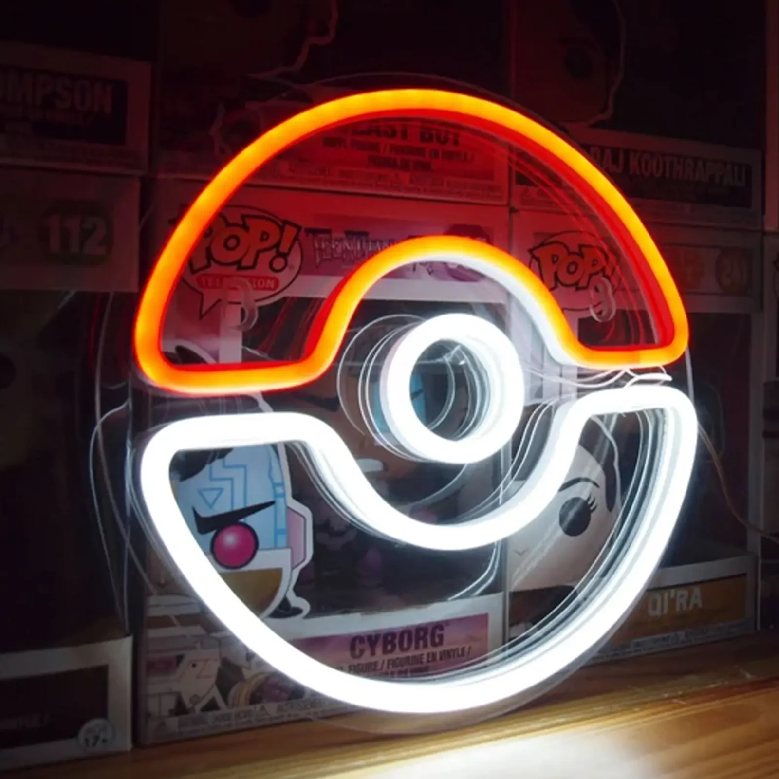 Anime Ball Neon Sign Night Light Custom USB Children's Room Decor Bedroom Led Lamp Home Wall Personalized Decoration