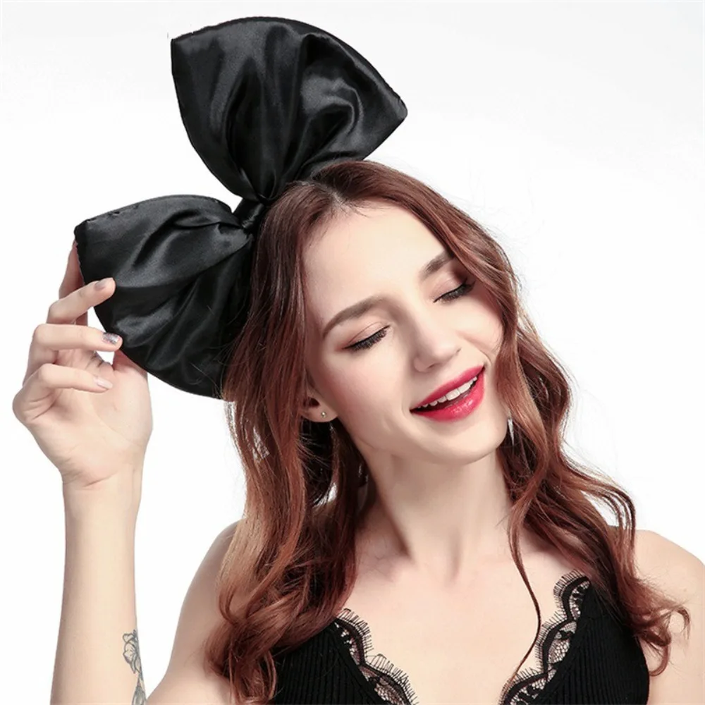 Popular Oversized Bow Bow Headband Party Decoration 3D Bow Hair Hoop Exaggeration Acting Bowknot Hair Bands Women