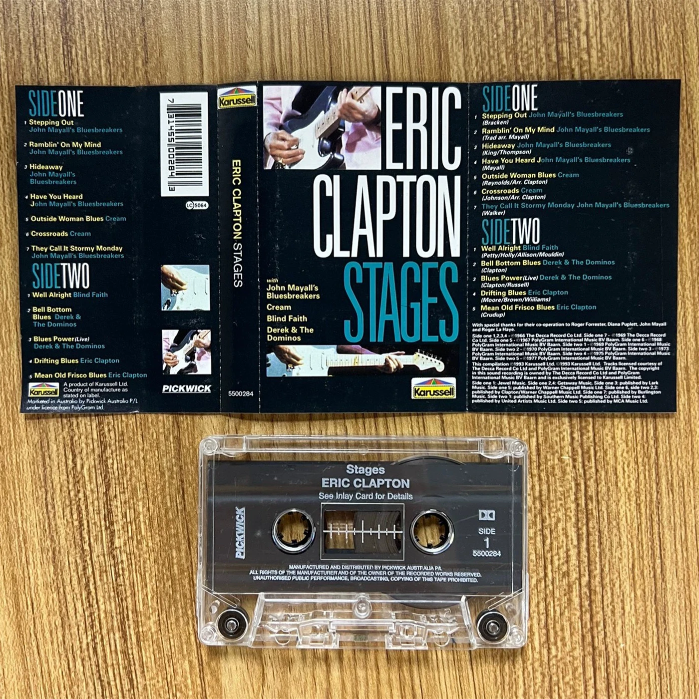 

Blues Eric Clapton Music Tape Stages Album Crossroads Cassettes Cosplay Recorder Walkman Soundtracks Box Party Music Collection