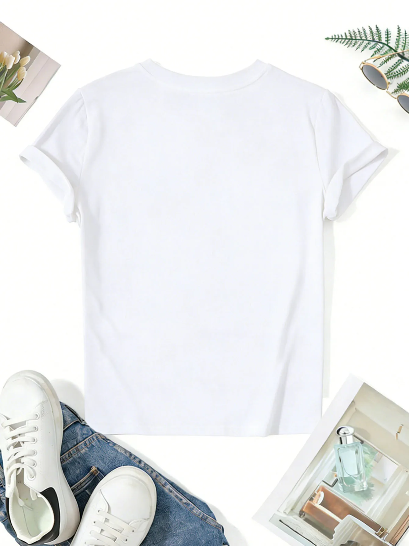 Women'S Fashion Comfortable Breathable Top Retro Literary Style Book Floral Print Sleeve Comfortable Fit for Summer Basic Wear