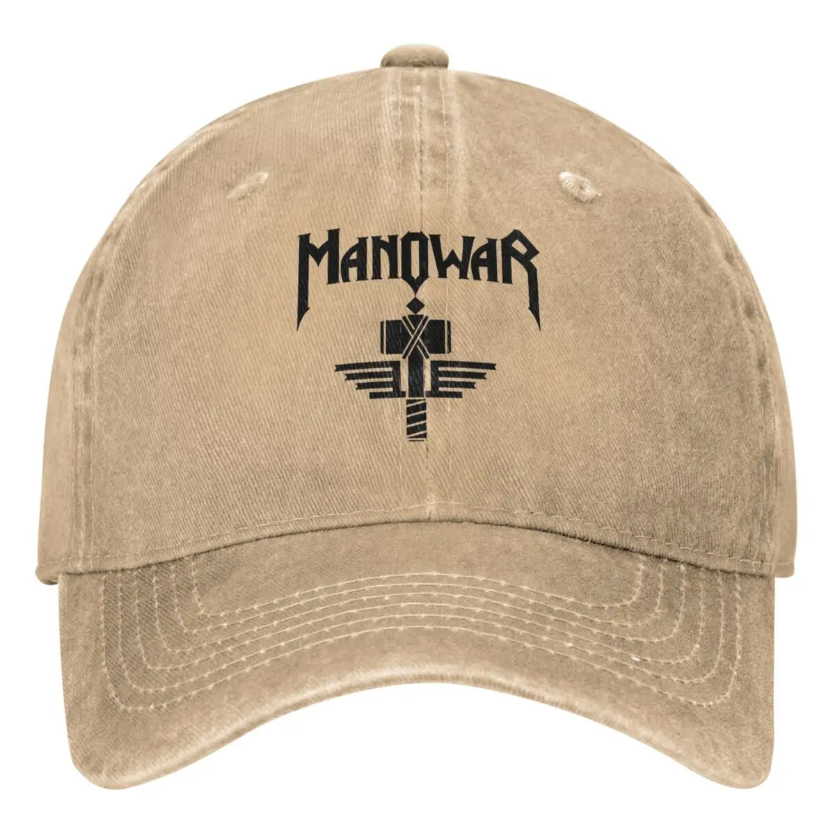 Manowars Band Baseball Cap Outdoor Sports y2k Retro Hip Hop Hats Couple Women Classic Sun-Proof Baseball Caps