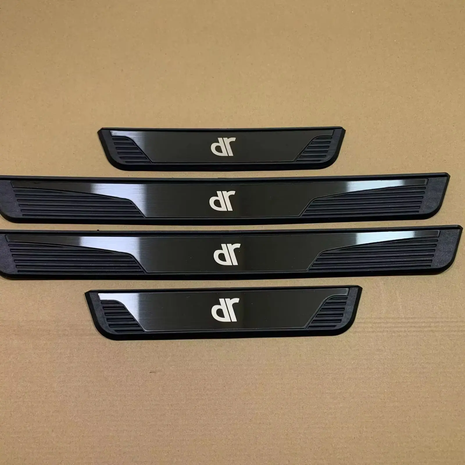 For Chery Dr 4.0 5.0 6.0 2018-2022 2023 2024 Door Sill 3d Protector Pedal Shell Scuff Plate Trim Sticker Car Auto Parts Supplies