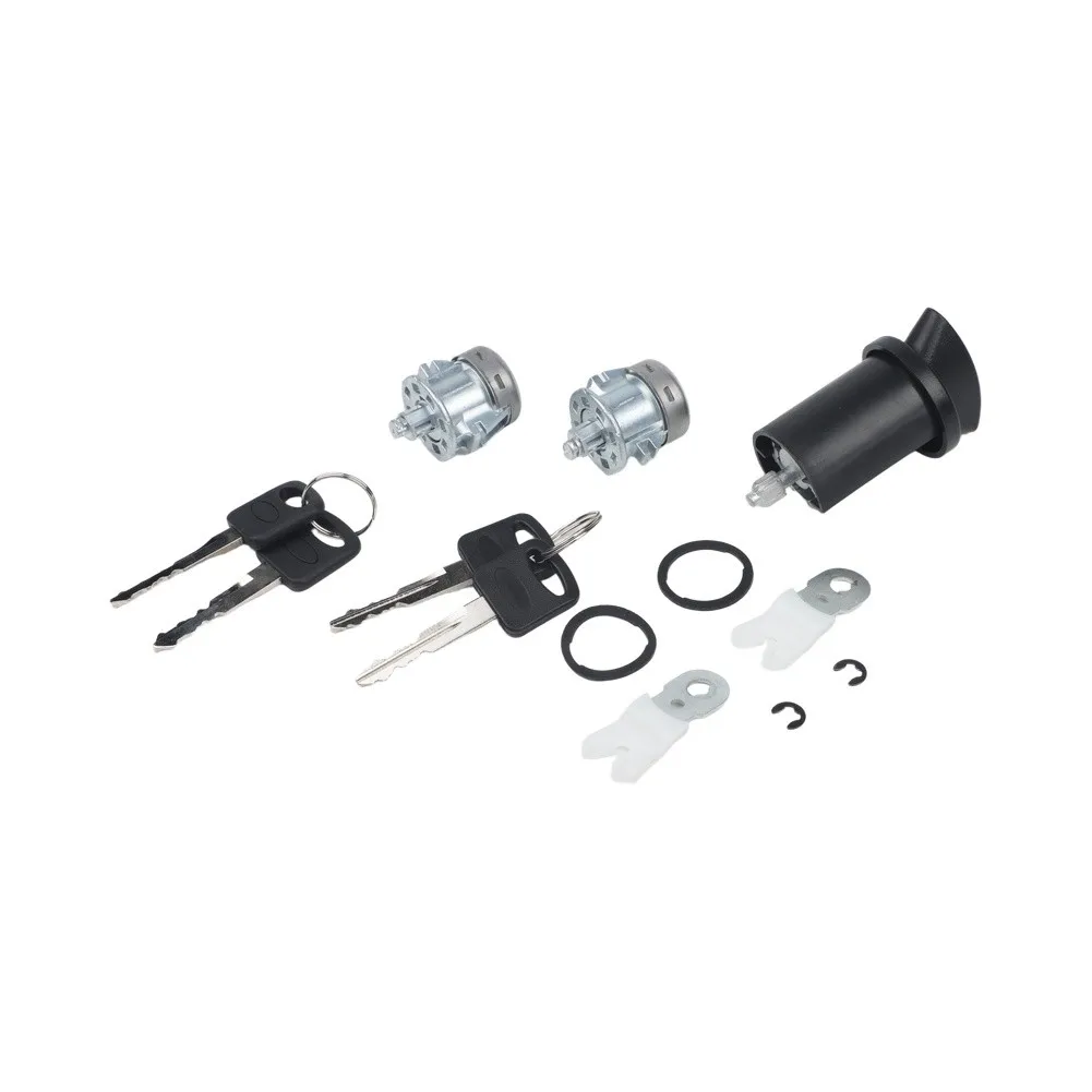 Iron Construction Door Lock Cylinder Includes Matching Keys Direct OEM Replacement Door Lock Cylinder For Ford Silver Black