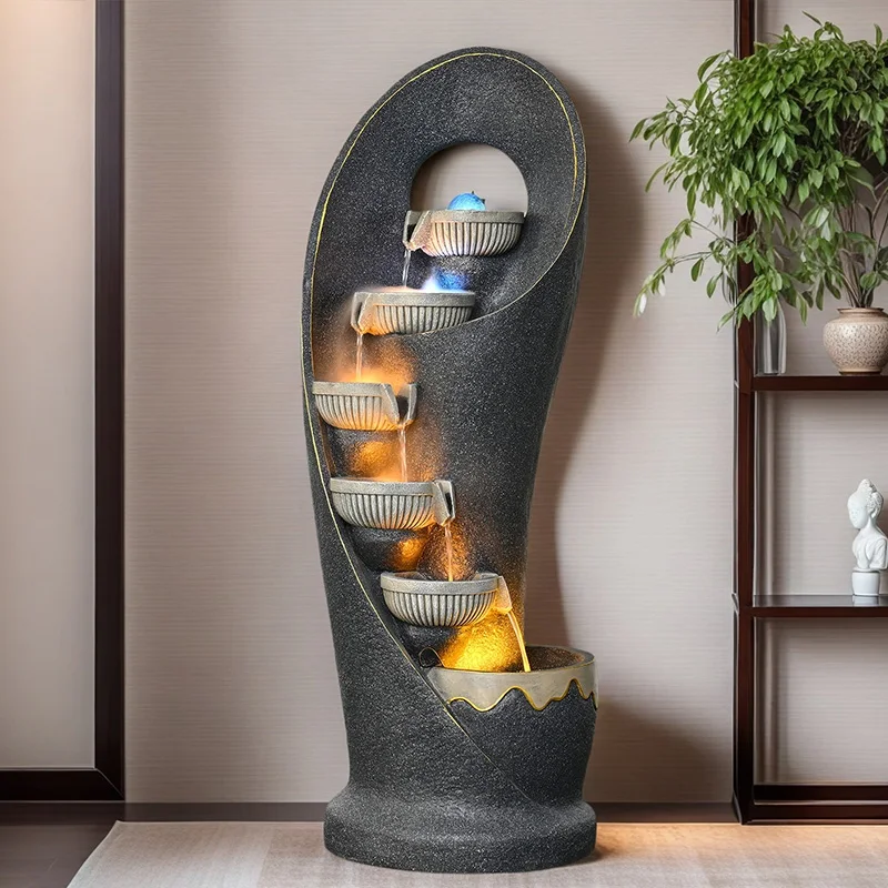 

New Chinese-style flowing water ornament, living room company, courtyard circulating water decoration