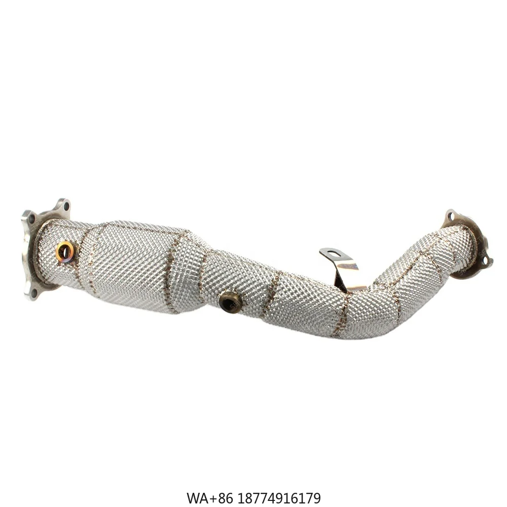 

Выхлопная труба для A4L B8 1,8 T 2,0 T 2008-2021, выхлопная труба из нержавеющей стали с высоким расходом, автомобильная выхлопная система