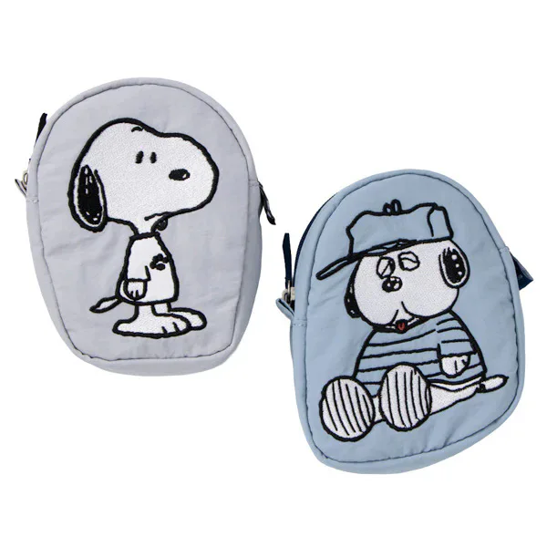 Cute Snoopy Coin Purse Portable Mini Storage Bag Lipstick Earphone Key Card Pouch Small Zipper Wallet for Student Girls Gift
