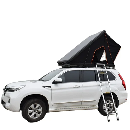 High Quality Car Aluminum Hard Shell Roof Top Tent For Camping Trailer Roof Top Tent Custom