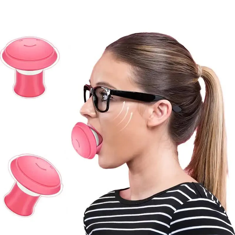 Silicone Jawline Exerciser Lifting Firming Face Double Chin Remover Ball Breathing Trainer Slimmer Muscle Training Face Lift Hot