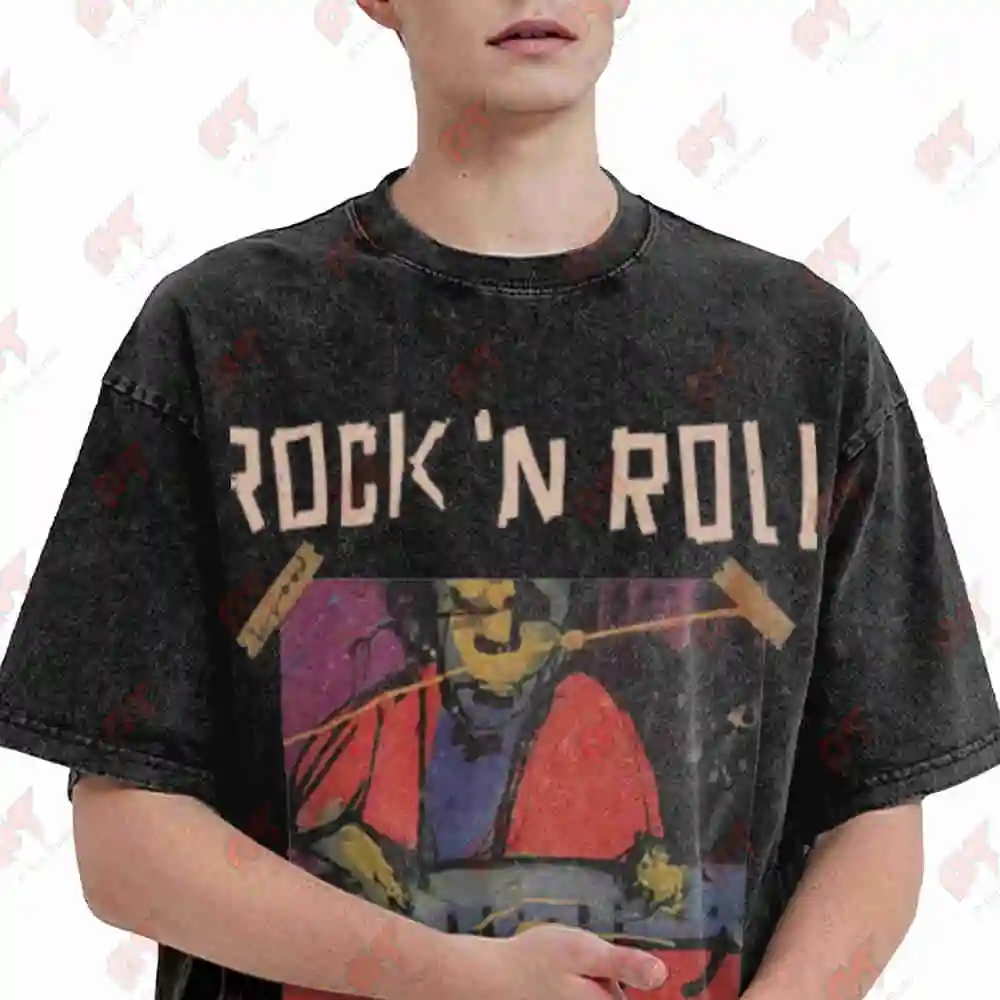 Herman Brood Vintage Washed Tee Pure Cotton T-Shirt