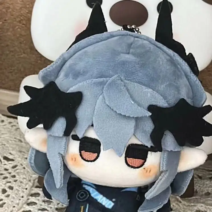 Game Arknights: Logos 10cm Printed Starfish-shaped Body Cotton Doll Anime Merchandise Keychain Pendant Gift