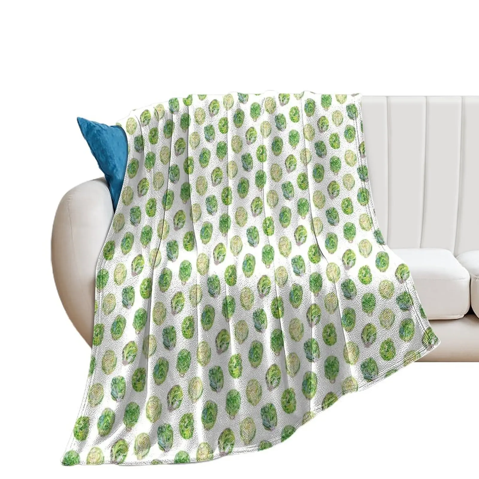 Brussel Sprouts Throw Blanket sofa bed Sofa Blankets