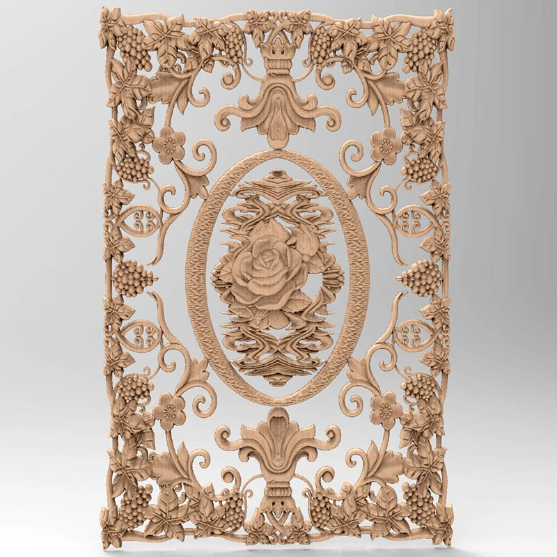 نماذج STL ثلاثية الأبعاد زهور نمط مربع لجهاز التوجيه باستخدام الحاسب الآلي ، Artcam ، أسباير ، Cut3d ، الإغاثة ، 8 قطعة