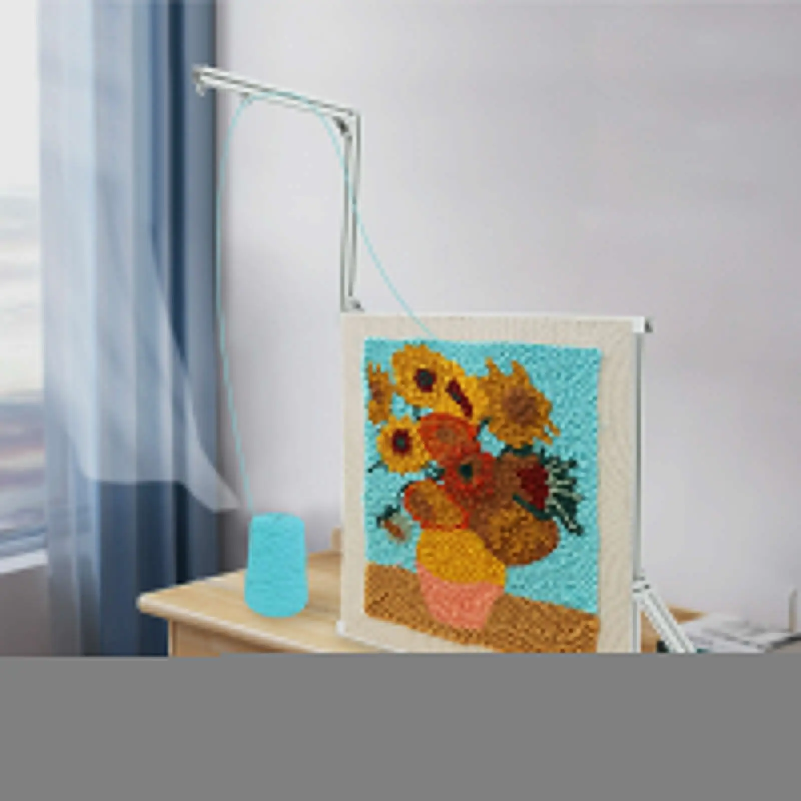 

35.43Inch Tufting Frame Silver Rug Tufting Frame Aluminium Alloy Tufting Frame