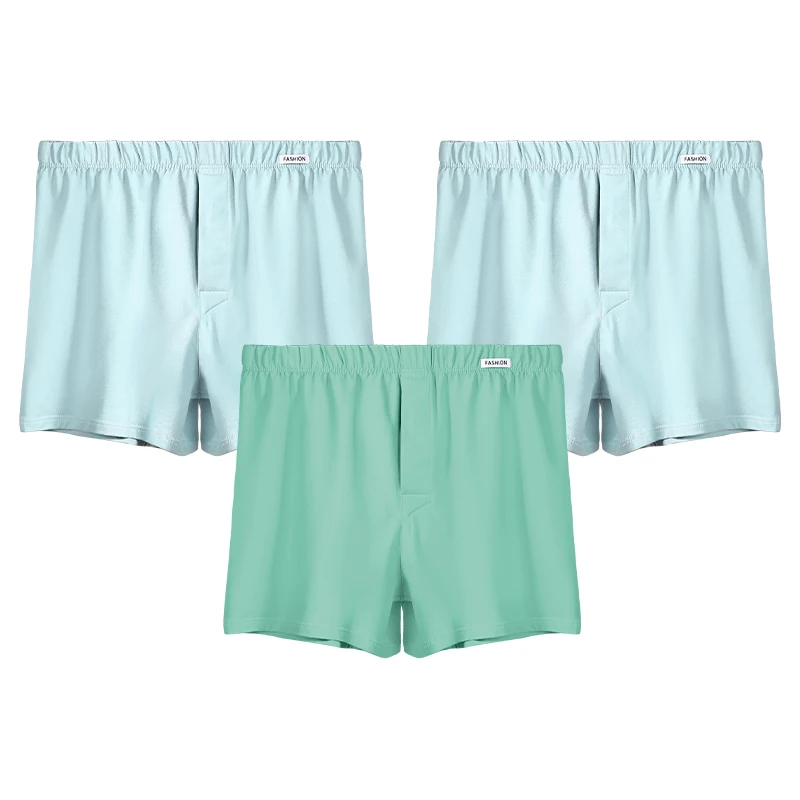 5 pièces de caleçons pour hommes, adaptés à la maison comme short de sommeil. Boxer confortable en coton. Pour l'été, sous-pa maison ample