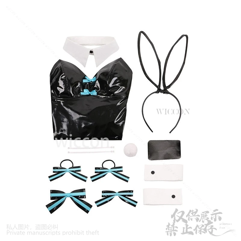 Anime Mikkuu 16 주년 기념 코스프레 게임 프로젝트 Sekai Bunny Girl 유니폼 섹시한 점프 슈트 Cos For Halloween Christmas Customized
