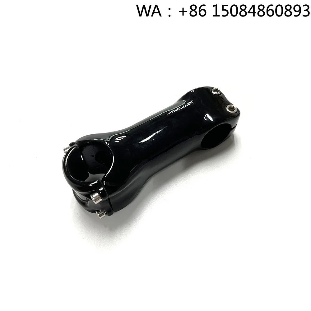 

Gloss Black Carbon Fiber Bike Stem Handlebar Riser Custom Spec Ultralight MTB Cycling Replacement Spare Part Factory Customized