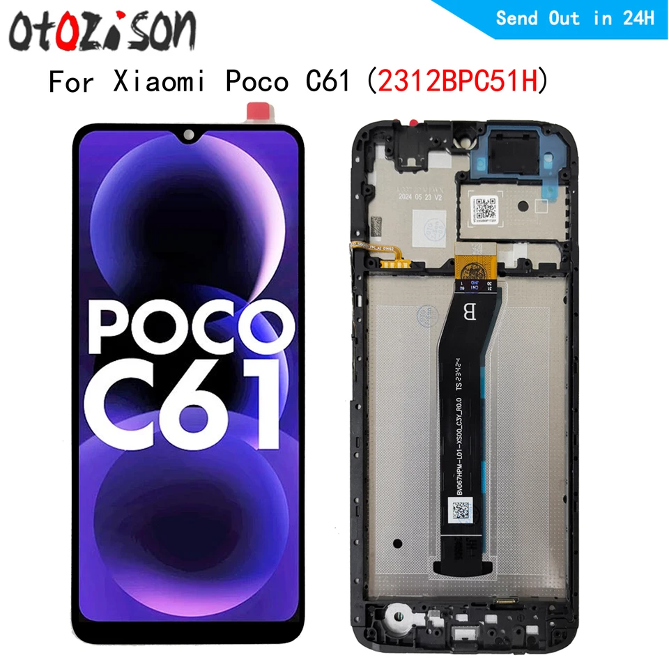6.71 LCD for Xiaomi Poco C61 Touch Screen
